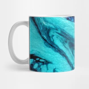 Turquoise Teal Blue - Art Mug